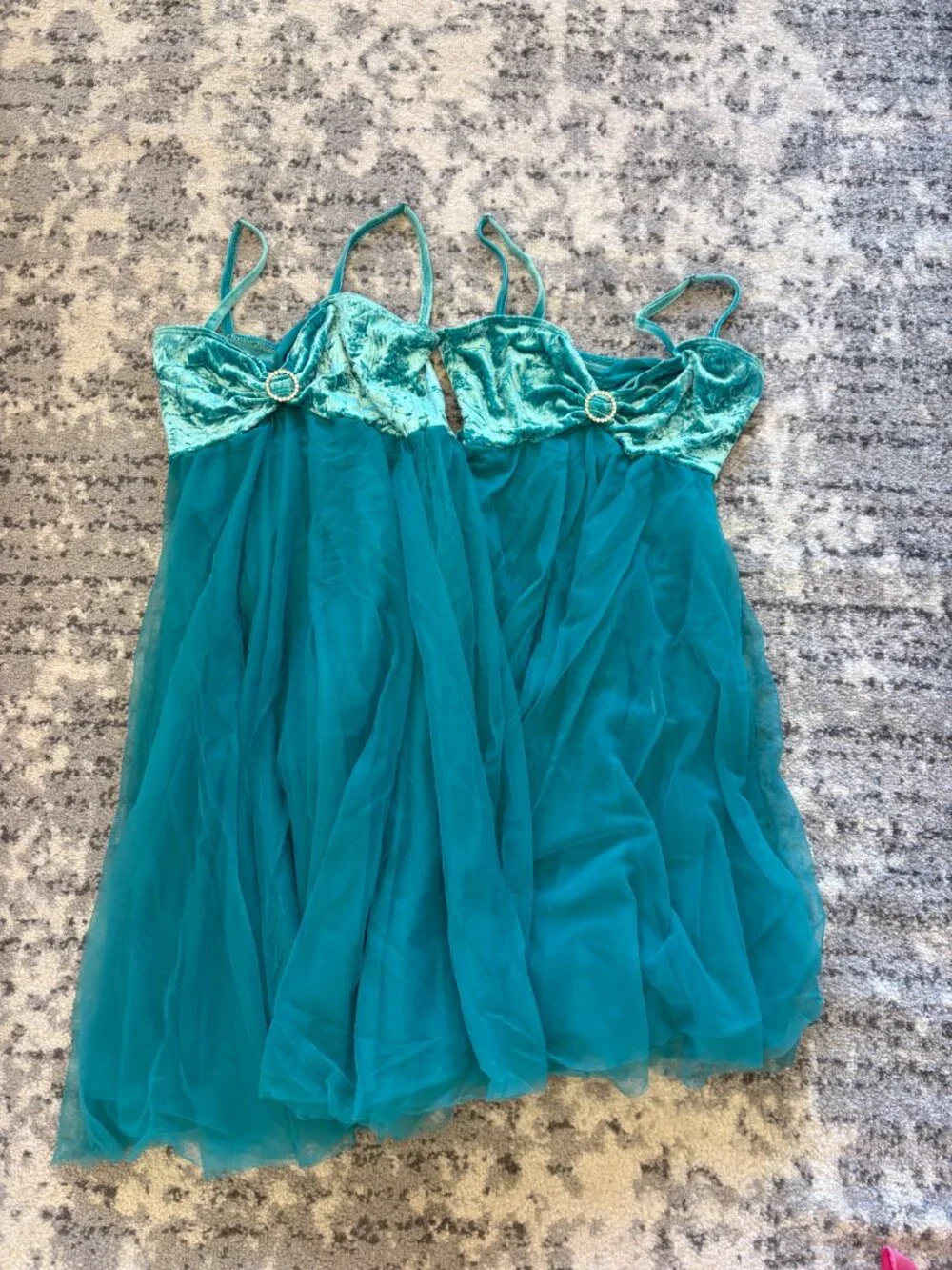Teal Dance Costume Lot: Bulk Lot: Multiple Sizes
